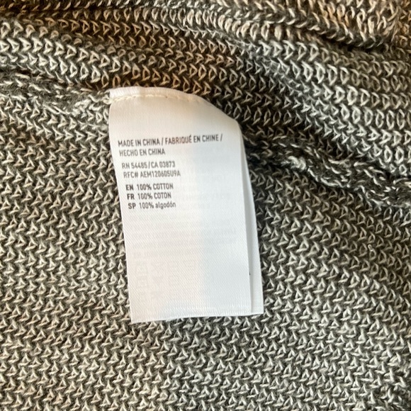 American Eagle Heather Gray Cardigan with Dropped Shoulders - Picture 6 of 7